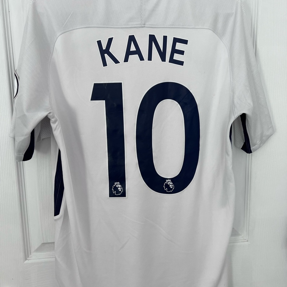 Nike White and Navy Men's Jersey